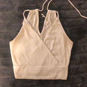 Kimchi Blue tie back ribbed crop